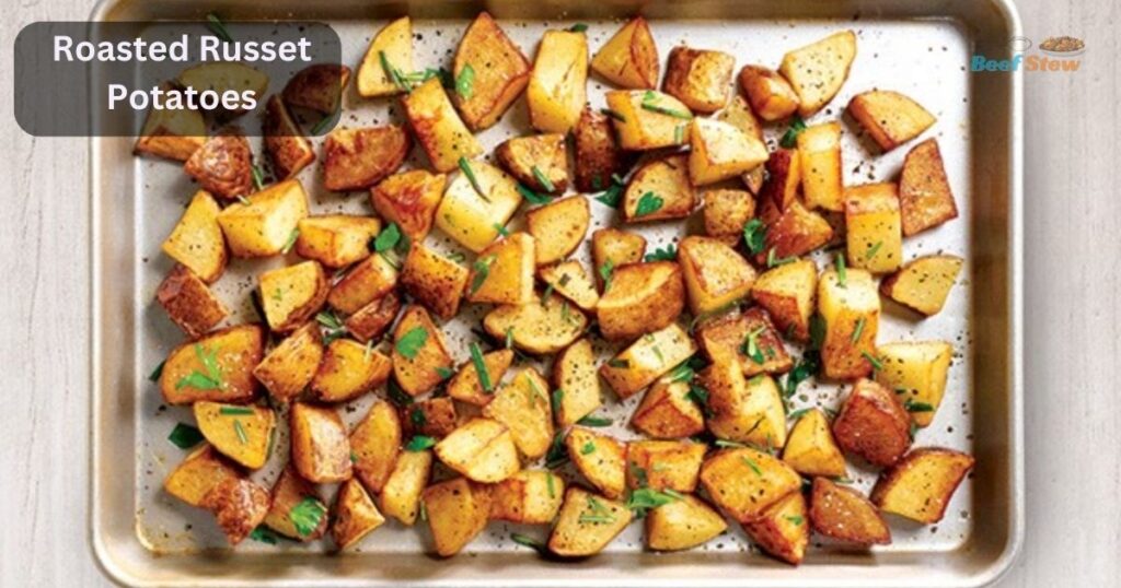 Roasted Russet Potatoes With Beef Stew