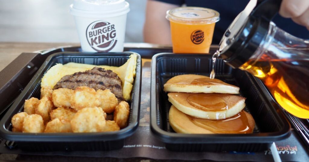  Burger King Serve Breakfast
